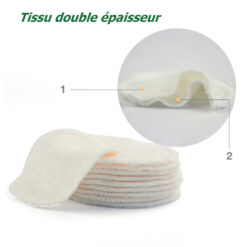 Coton démaquillants lavables Lot de 12