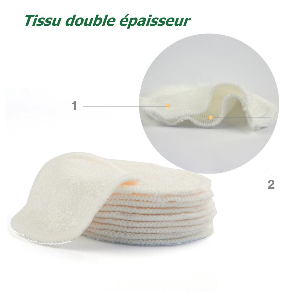 Coton démaquillants lavables Lot de 12