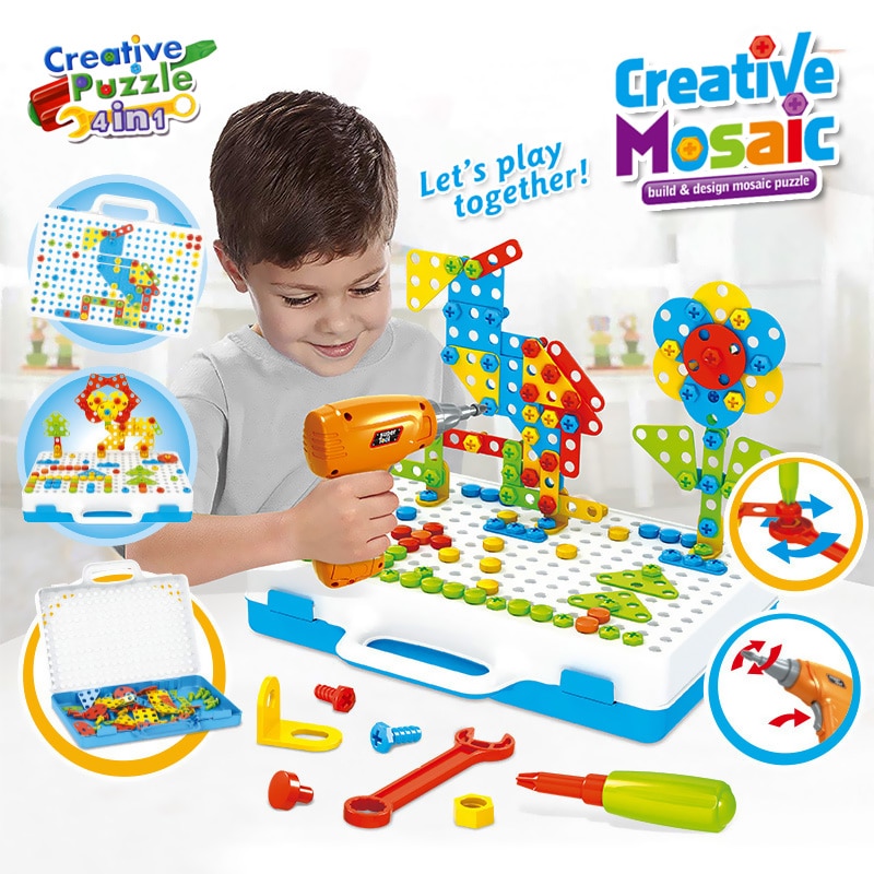 Puzzle de construction enfants