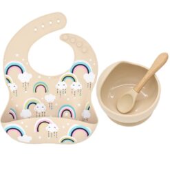 Bavoir en silicone souple