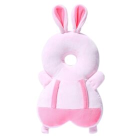 Coussin de protection anti choc lapin rose