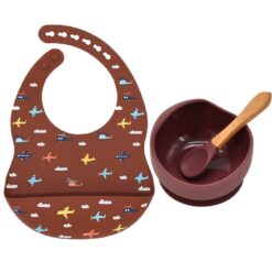 Bavoir en silicone souple