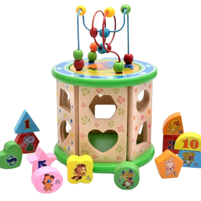 Cube d'activité bébé, jouet Montessori
