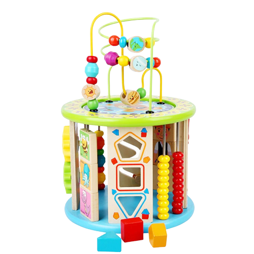 Cube d'activité bébé, jouet Montessori