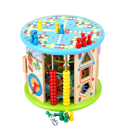 Cube d'activité bébé, jouet Montessori